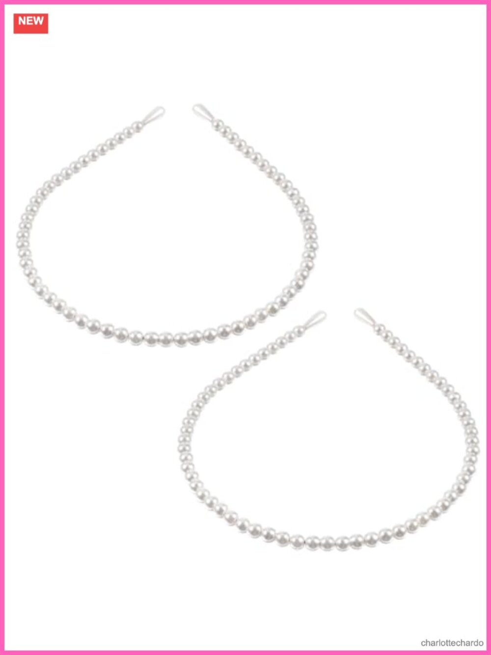 Faux Pearl Headband Set Bridal Wedding Hair Accessories